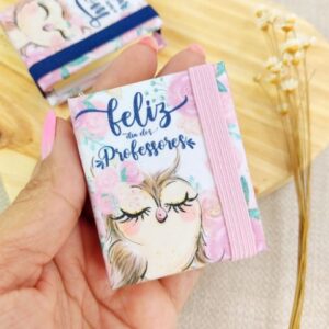 Chaveiro post it - Dia dos professores