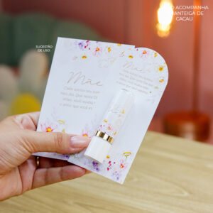Card personalizado - Dia das mães | Não acompanha manteiga de cacau
