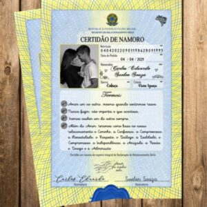 Certidão de namoro