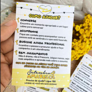 Card informativo | Setembro Amarelo
